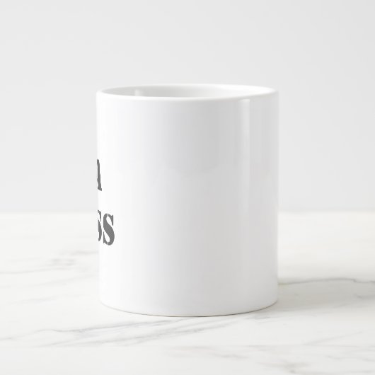 Daボスおもしろい会社マネージャーノベルティ ジャンボコーヒーマグカップ (正面)