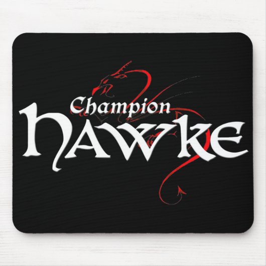 DA2 -チャンピオンHAWKE - mousepad (暗い) マウスパッド (正面)