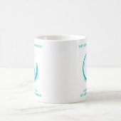 DA50 Worldwide Virtual Convention Mug in Teal コーヒーマグカップ (中央)