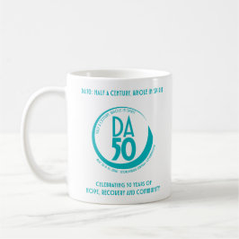DA50 Worldwide Virtual Convention Mug in Teal コーヒーマグカップ