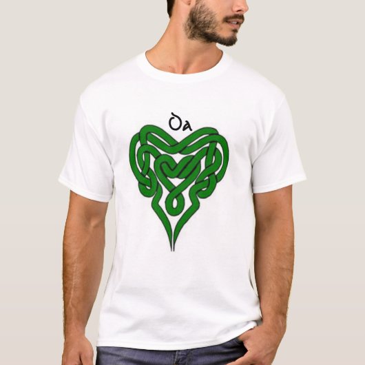 Da -アイルランドの父 tシャツ (正面)