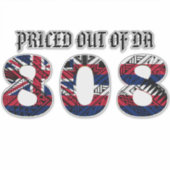 DA 808 HIフラグの価格 シール (正面)