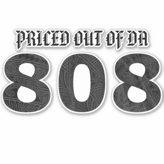 DA 808 Tibal Black Grayの価格 シール (正面)