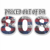 DA 808 TIBAL HIフラグの価格 シール (正面)