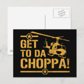 Da Choppaのヴィンテージに得て下さい ポストカード (正面/裏面)