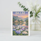 Da Lat city, Vietnam, in a classic retro  ポストカード (スタンド正面)