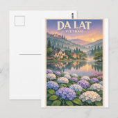 Da Lat city, Vietnam, in a classic retro  ポストカード (正面/裏面)