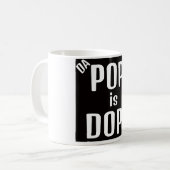 DA Pope is Dope Coffee Mug コーヒーマグカップ (正面左)