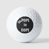 DA Pope is Dope Golf Balls ゴルフボール (正面)