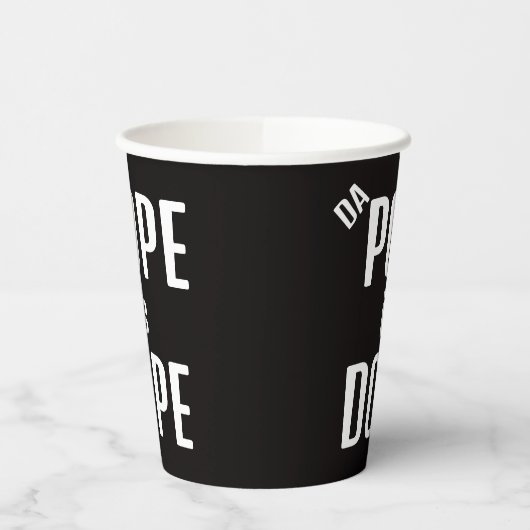 DA Pope is Dope Paper Cup 紙コップ (左)