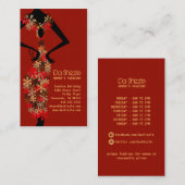 Da Shizzle2のファッションビジネスカード 名刺 (正面/裏面)