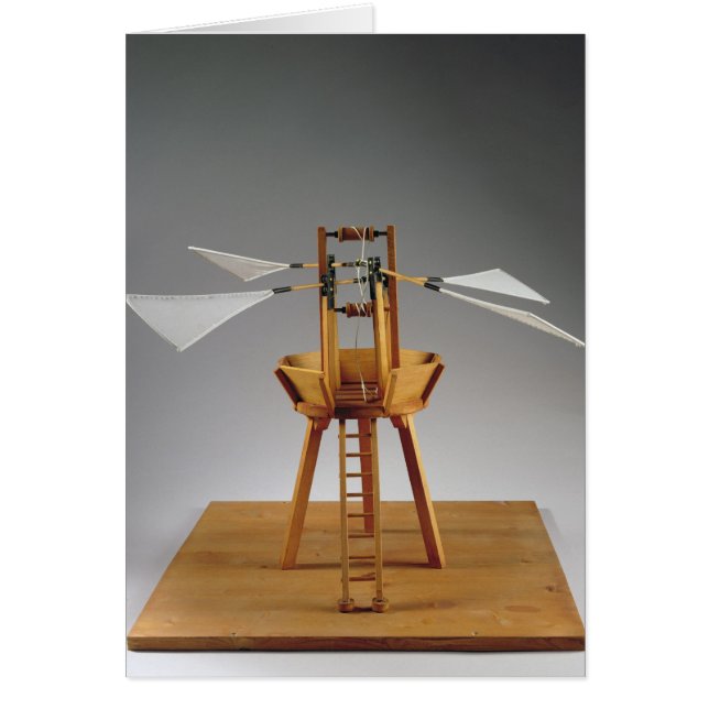 Da Vinciのデザインのモデル復元 (正面)