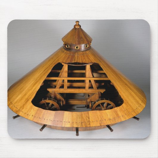 Da Vinciのデザインのモデル復元 マウスパッド (正面)