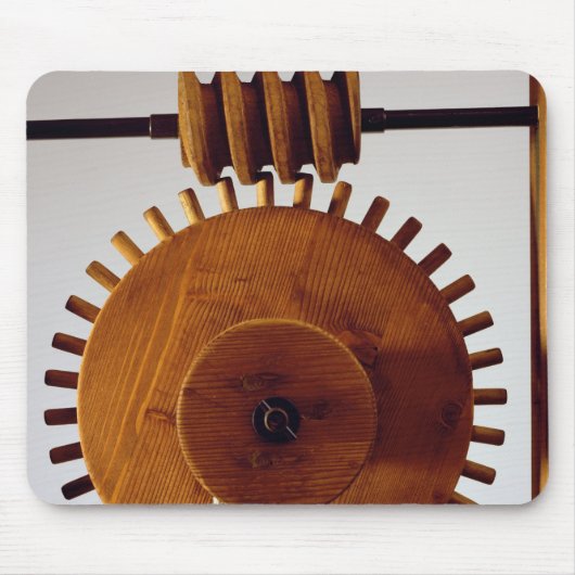 Da Vinciのデザインのモデル復元 マウスパッド (正面)