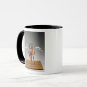 Da Vinciのデザインのモデル復元 マグカップ (正面左)