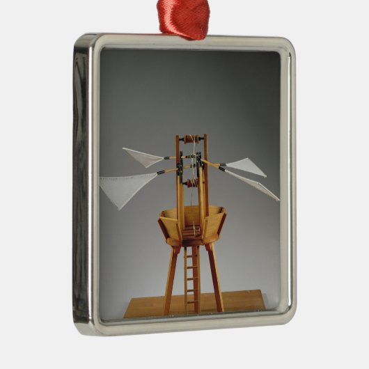 Da Vinciのデザインのモデル復元 メタルオーナメント (右)