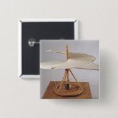 Da Vinciのデザインのモデル復元 缶バッジ (正面&裏面)