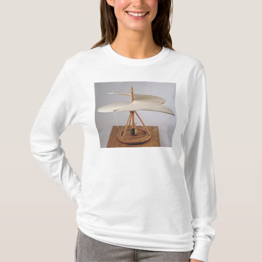 Da Vinciのデザインのモデル復元 Tシャツ (正面)