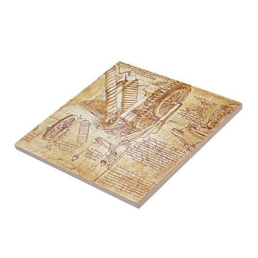 Da Vinciのノート タイル (側面)