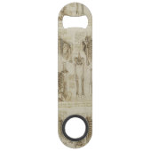 Da Vinciの人間の骨組解剖学のスケッチ スピード栓抜き (裏面)