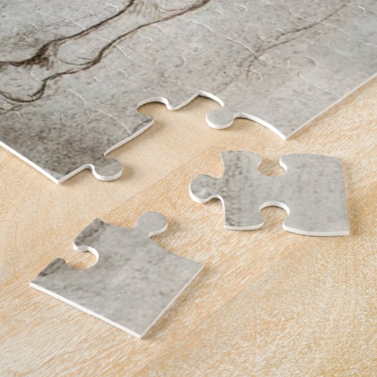 Da Vinciの馬のパズル ジグソーパズル (側面)