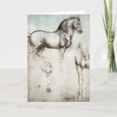 Da Vinciの馬の挨拶状 カード (正面)