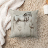 Da Vinciの馬の装飾用クッション クッション (ブランケット)