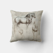 Da Vinciの馬の装飾用クッション クッション (裏面)