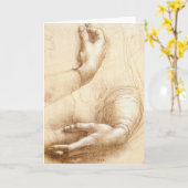 Da Vinciは挨拶状を渡します カード (黄色い花)