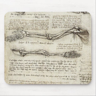 Da Vinci、レオナルド-解剖学の勉強 マウスパッド