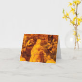 Da Vinci -星学者の崇敬 カード (黄色い花)