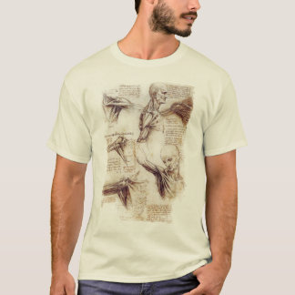 Da Vinci -- 肩のスケッチ Tシャツ