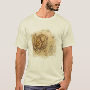 Da Vinci -- 胚のスケッチ Tシャツ