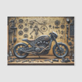 Da Vinci garage and steampunk bike 薄葉紙 (正面)