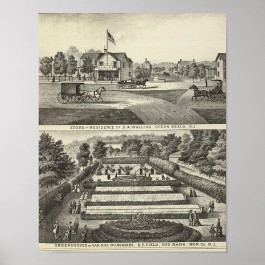 DA Wallingの店舗とレジデンス ポスター (正面)