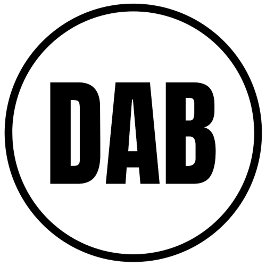 DAB – デイトナビーチクラシックラウンドステッカー ラウンドシール