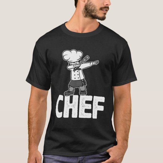 Dab Dabbing Chef Cooking Guru Cook Retro Culinary Tシャツ (正面)