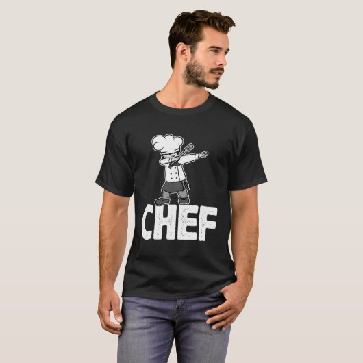 Dab Dabbing Chef Cooking Guru  Cook Retro Culinary Tシャツ (正面フル)