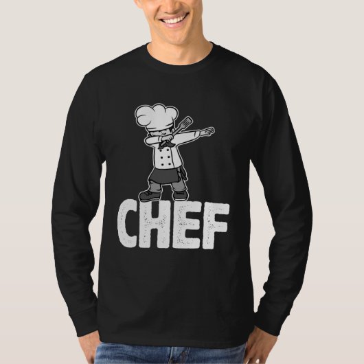 Dab Dabbing Chef Cooking Guru  Cook Retro Culinary Tシャツ (正面)