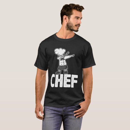 Dab Dabbing Chef Cooking Guru  Cook Retro Culinary Tシャツ (正面フル)