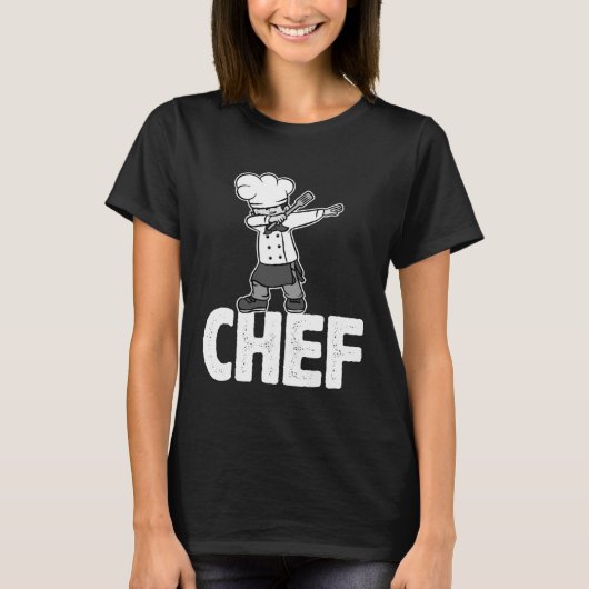 Dab Dabbing Chef Cooking Guru  Cook Retro Culinary Tシャツ (正面)