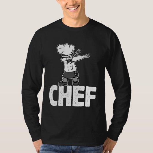 Dab Dabbing Chef Cooking Guru  Cook Retro Culinary Tシャツ (正面)