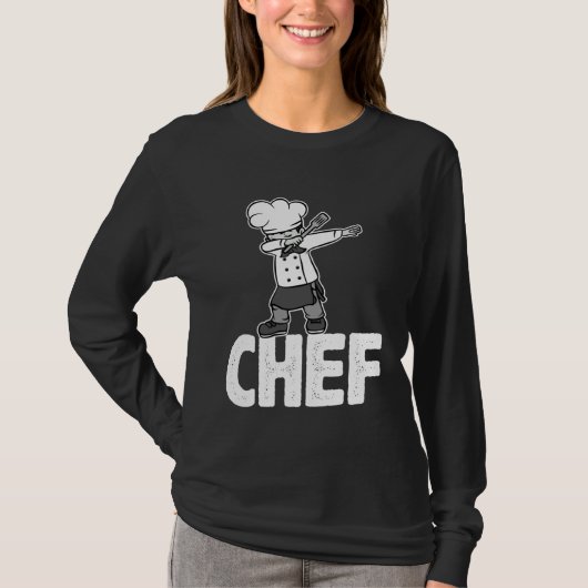 Dab Dabbing Chef Cooking Guru  Cook Retro Culinary Tシャツ (正面)