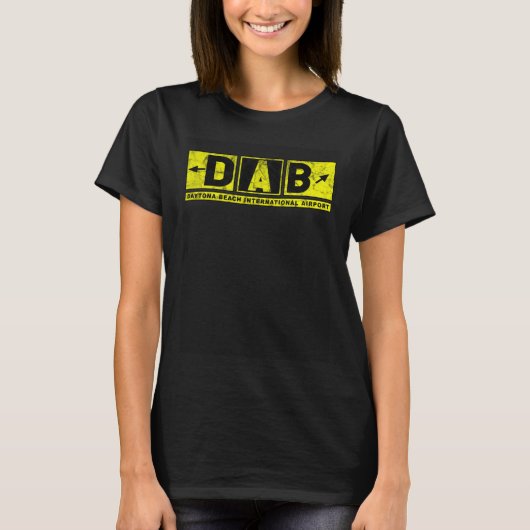 DAB Daytona Beach Int l Airport Taxiway Sign Pilot Tシャツ (正面)