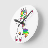 Dab licorne ラウンド壁時計 (傾斜)