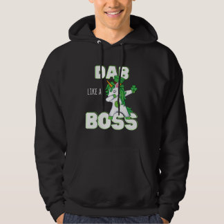 Dab Like a Boss St Paddy s Day Unicorn Girls Boys  パーカ