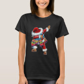 Dab Santa Claus With Mexican Poncho Is Dabbing Tシャツ (正面)
