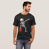 Dab Skeleton  Dabbing Skeleton Basketball Boy Hall Tシャツ (正面フル)