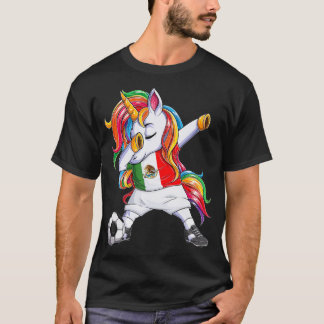 Dab Unicorn Meico Football Soccer Jersey Meican Fl Tシャツ