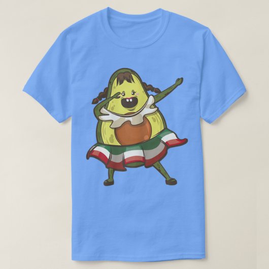 Dabbing Avocado Girl Cinco De Mayo  Tシャツ (デザイン正面)